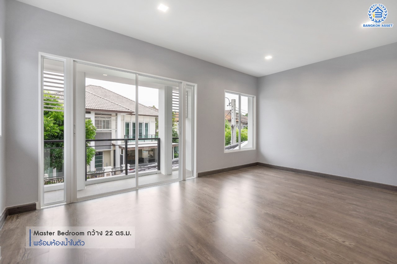 บ้านมือสองตกแต่งใหม่ ม.บางกอกบูเลอวาร์ด ราชพฤกษ์-พระราม5 ดีไซน์สุดหรู เนื้อที่ 69 ตร.ว. บนสังคมคุณภาพ SC Asset* ฟังก์ชันพร้อม 3 ห้องนอน 3 ห้องน้ำ จอดรถได้ 2 คัน บนทำเลติดถนนราชพฤกษ์ ใกล้วงเวียนพระรามห้า ,ทางด่วนศรีรัช และเพียง 10 ถึงรถไฟฟ้า "สถานีบางรักใหญ่"...